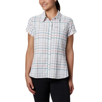 Dámské Košile Columbia Silver Ridge Novelty Short Sleeve Světle Mátově Zelená KONYUF635